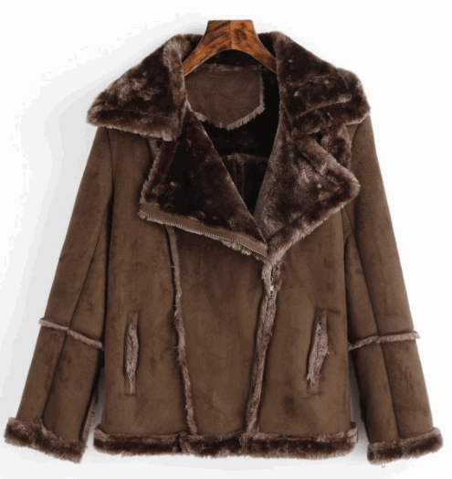 Zaful clearance furry coat