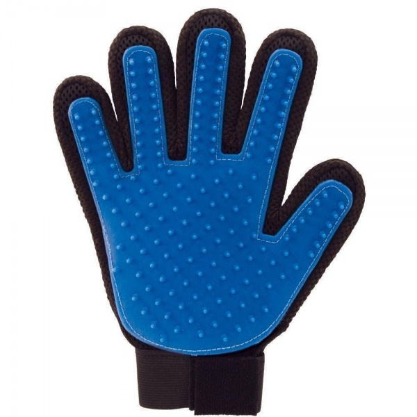 Pet deshedding brush store glove