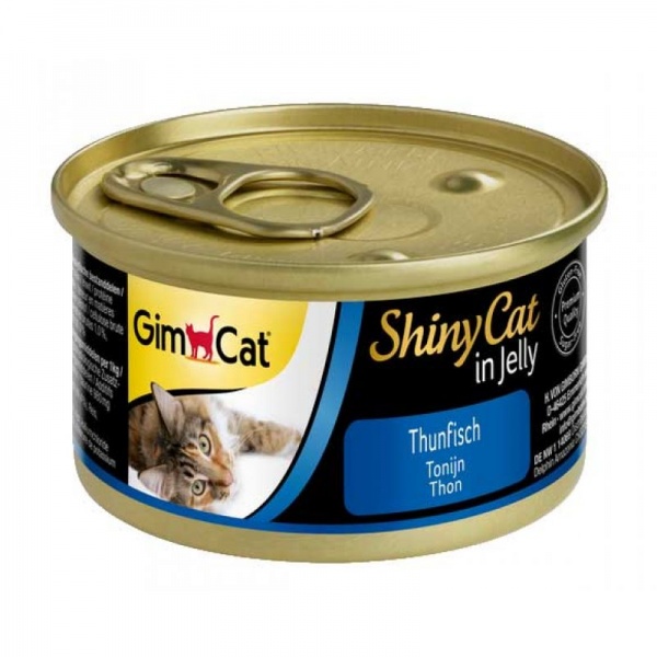 Корм для кошек GimCat Shiny Cat Tuna In Jelly Тунец  фото
