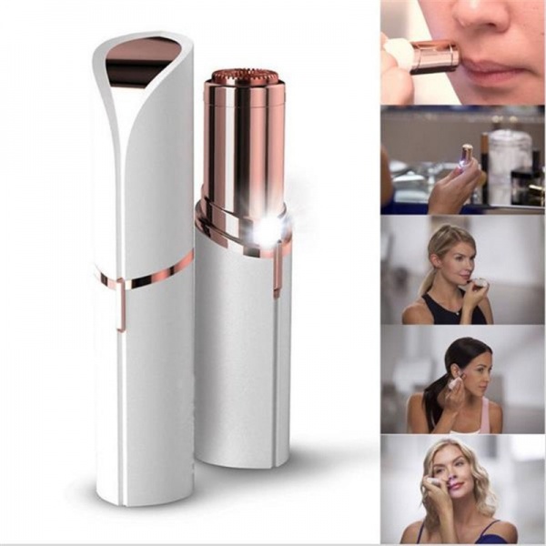 Эпилятор Aliexpress  Electric Women Lipstick Shaver Razor Wax Finishing Touch Flawless Hair Remover Trimmer Shaving Machine Lipstick Shaving Tools фото