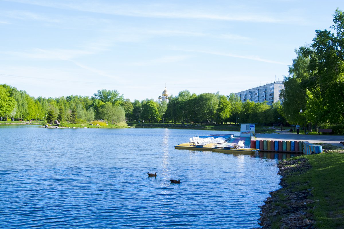 Парк ангарские пруды фото москва