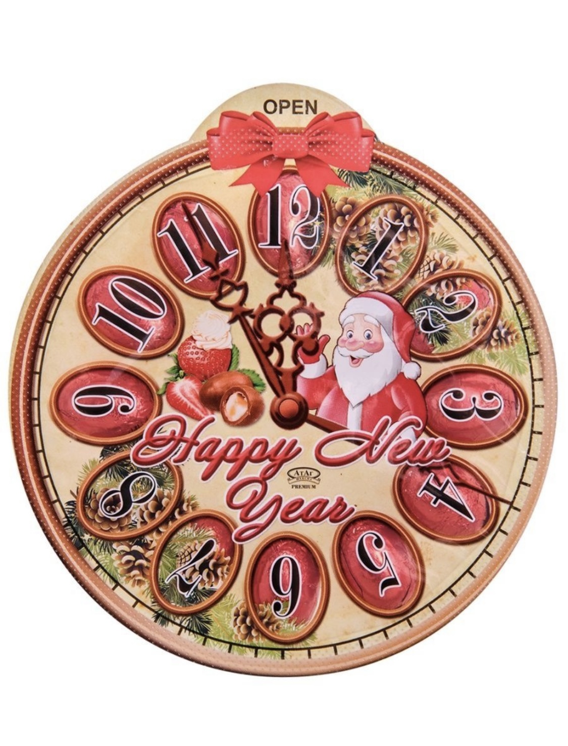 Как легко и быстро сделать часы из конфет своими руками для подарка на Новый Год