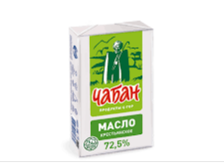 Масло сливочное Халяль Чабан 72,5% | отзывы