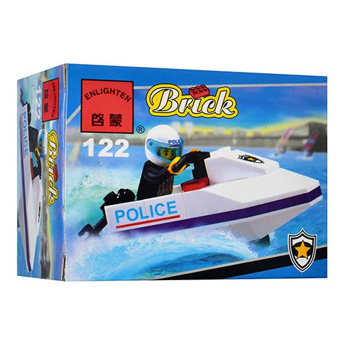 Enlighten Конструктор серии Police Series 122 Полицейская моторная ...