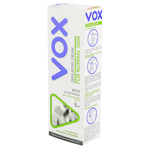 Крем для депиляции vox для нормальной кожи 100 мл