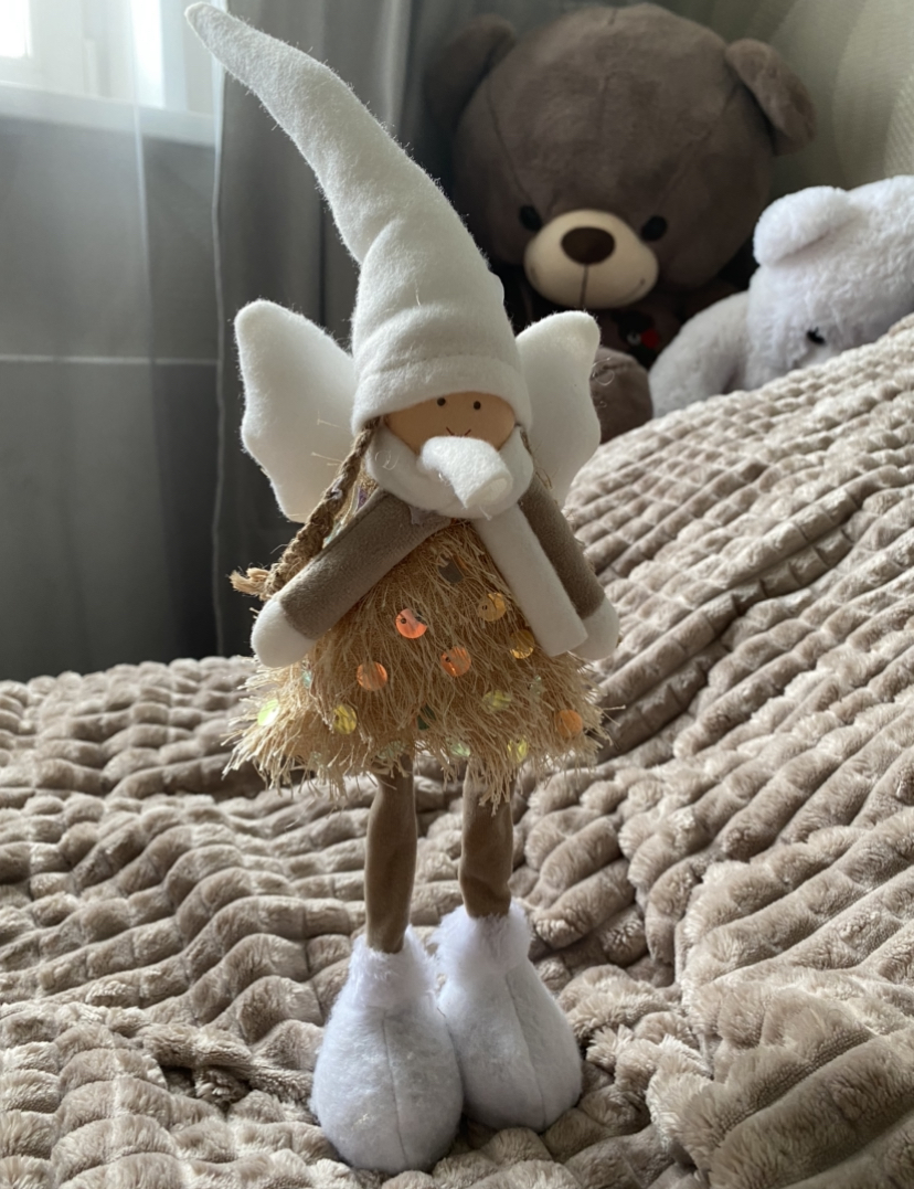 Новогодняя игрушка — ангелочек