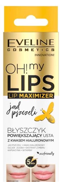 Блеск для губ Eveline  Cosmetics OH! My Lips Lip Maximizer Bee Venom  фото