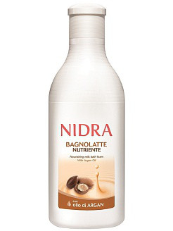 Пена для ванны Nidra Bagnatte Nutriente Питательная с аргановым маслом ...