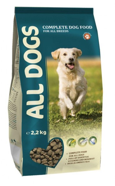 Полнорационный корм для взрослых собак All Dogs фото