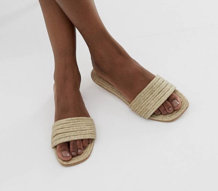 asos design jayme espadrille sandals