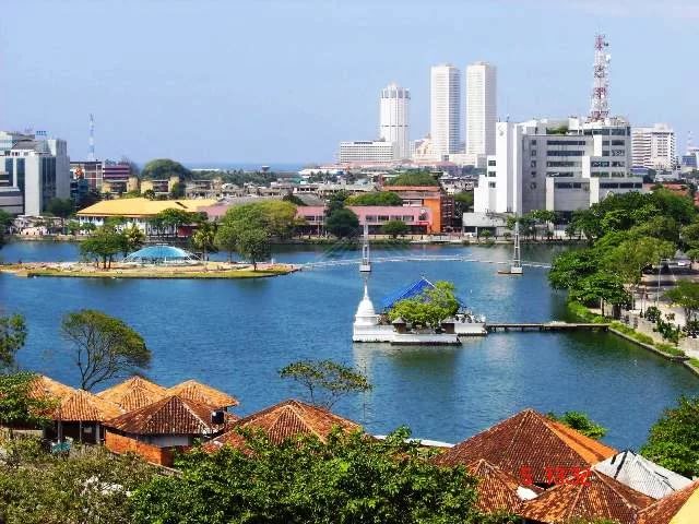 Город Коломбо - фактическая столица Шри-Ланки