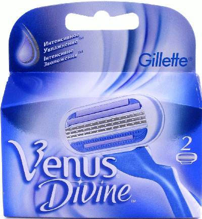 Кассеты для бритвенного станка Gillette Venus Divine. 