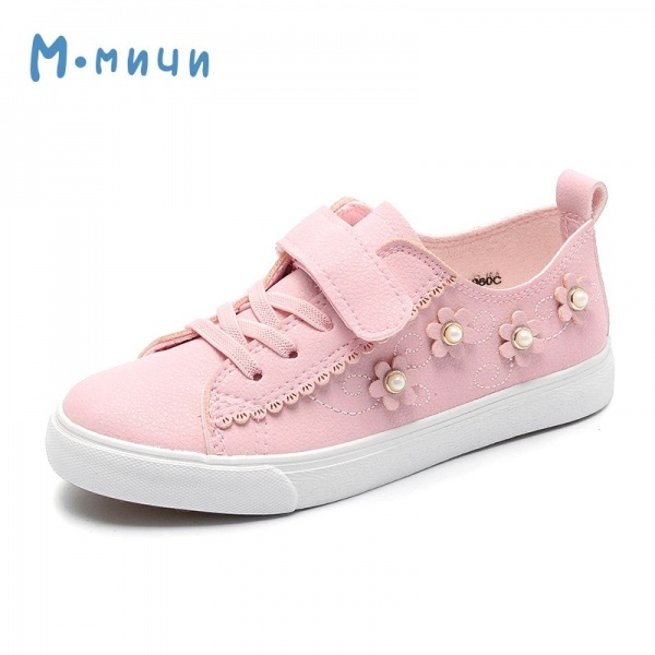 Aliexpress MMNUN 2018 New Spring Flower Girls Shoes Breathable Pu Leather Kids Shoes for Little Girl Cute Children Sneakers Children Shoes