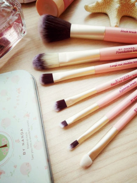 makeup brush set foundation