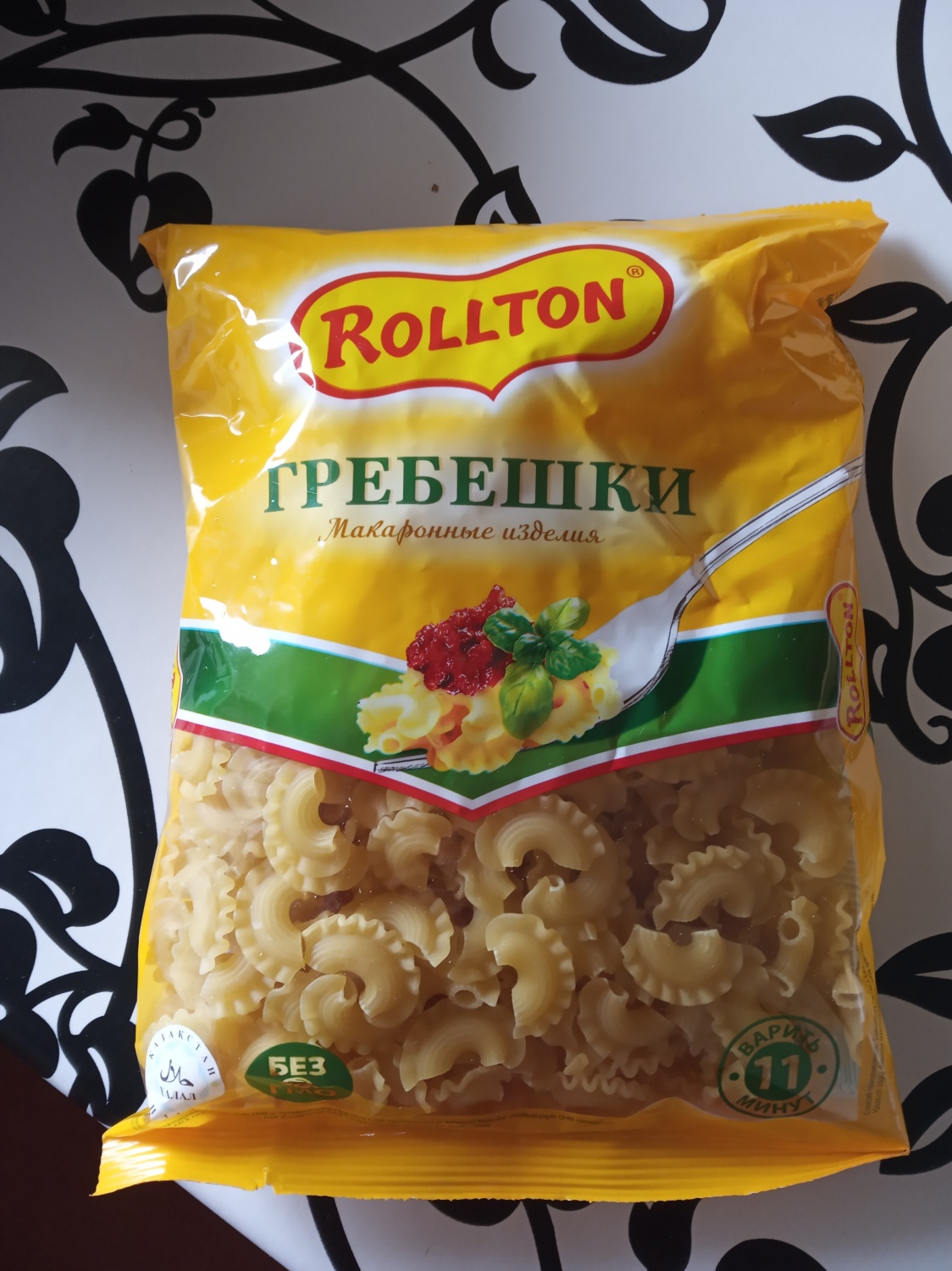 Макароны гребешки