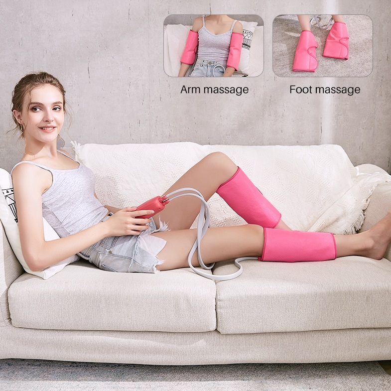 Аппарат для прессотерапии и лимфодренажа ног Aliexpress Jin Kai Rui electric air Compression Beauty foot dual purpose massager lmitation infrared heating muscle relax recovery device фото