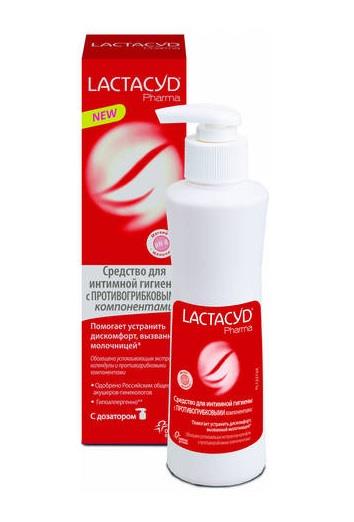 Гель для интимной гигиены Lactacyd Pharma С противогрибковыми компонентами фото