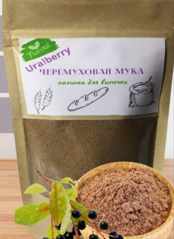 Начинка из черемуховой муки для пирога