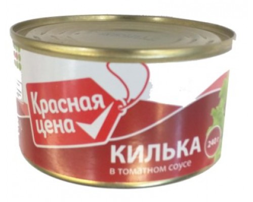 Консервы рыбные Красная цена Килька в томатном соусе фото