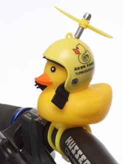 TERRITORY Утка в шлеме  антистресс/велосипедный звонок  фото