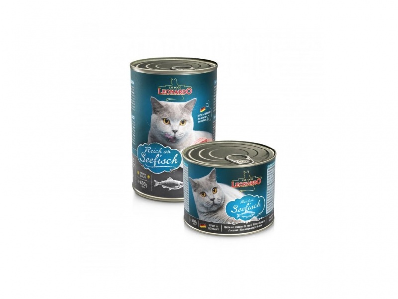 Корм для кошек  Leonardo Quality Selection Rich In Ocean Fisch консервированный фото