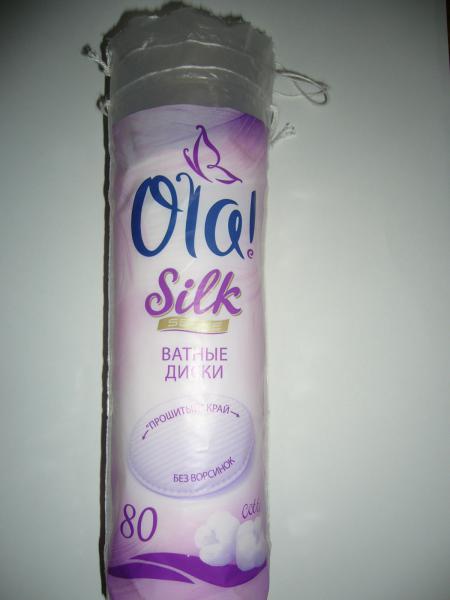 Ватные диски Ola! silk sense фото