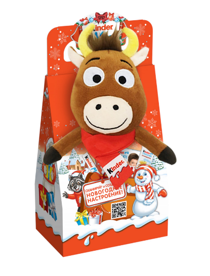 Набор кондитерских изделий Kinder Mix с игрушкой - «Отличный сладкий  подарок с забавной игрушкой - символом года»