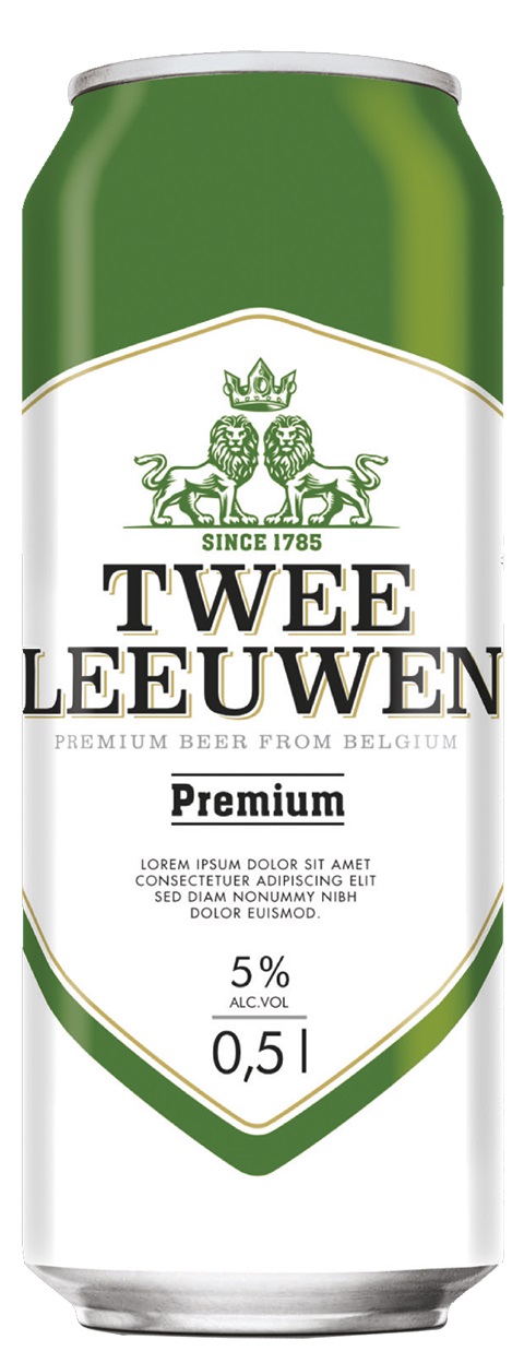 Пиво светлое Twee Leeuwen Premium фото