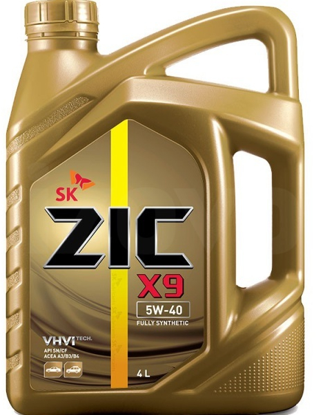 Моторное масло ZIC X9 фото