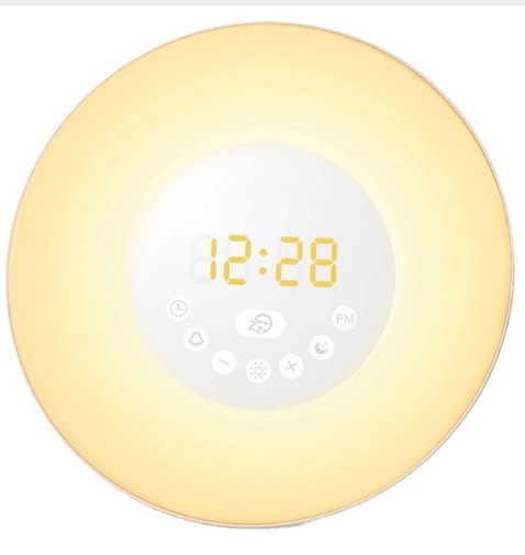 Часы-будильник Aliexpress Wake Up Light 6638 с имитацией рассвета фото