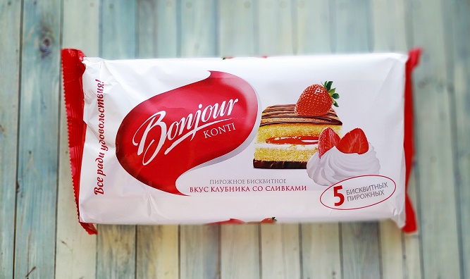 Bonjour konti со вкусом сливок. Бисквитное пирожное "Bonjour", Konti. Bonjour клубника со сливками. Бонжур Конти пироженки бисквитные. Bonjour пирожное со вкусом ягод.