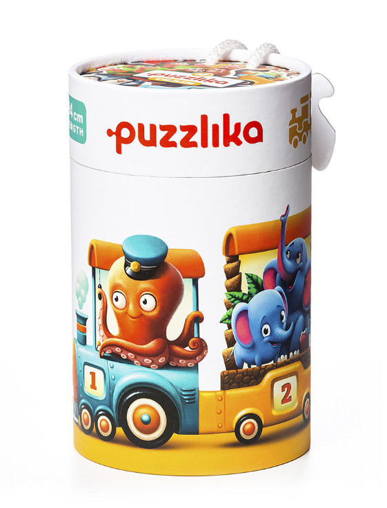 Puzzlika Пазл Поезд 20 деталей | отзывы