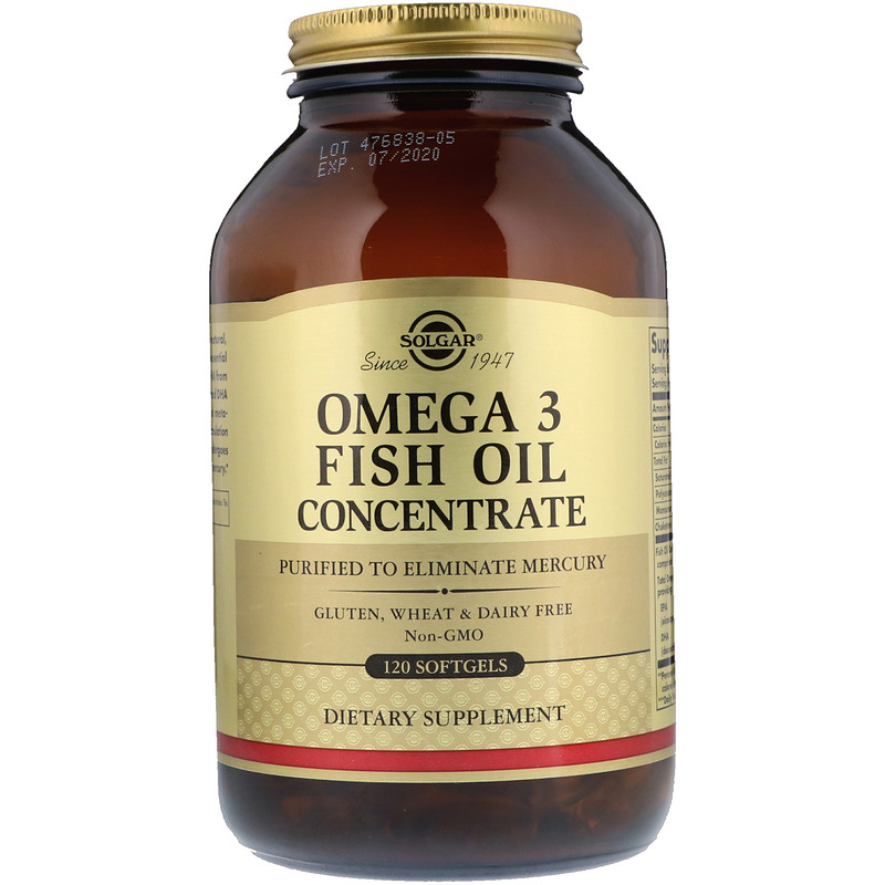 БАД Solgar Omega-3 Fish Oil Concentrate фото