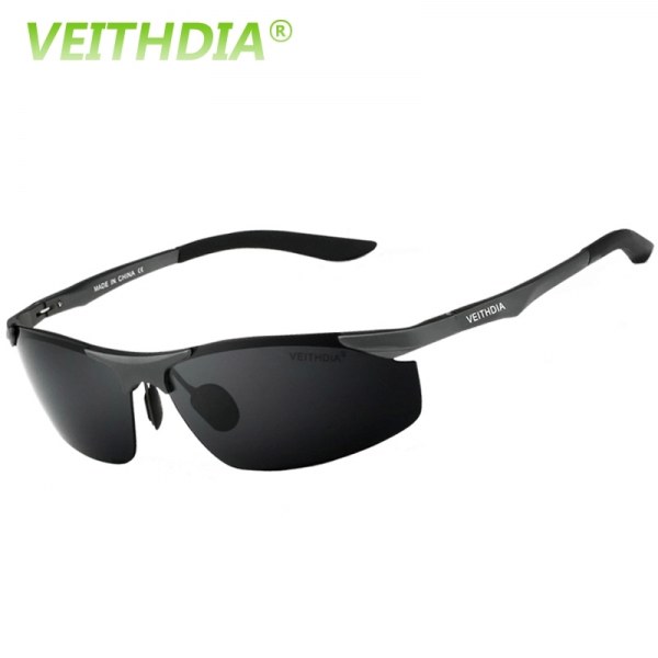 veithdia new design aluminum magnesium men polarized sunglasses