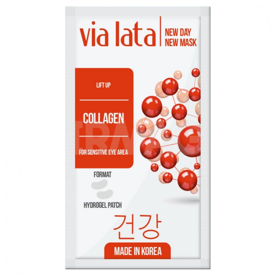 Патчи для глаз Via Lata Коллаген для чувствительной кожи | отзывы