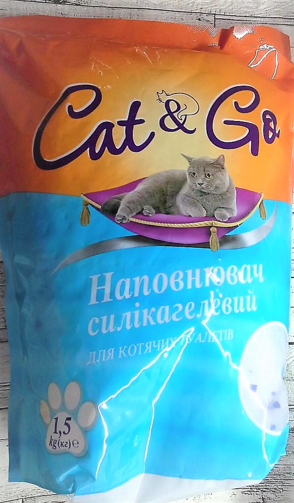 Наполнитель для кошачьего туалета Cat & Go  силикагелевый фото