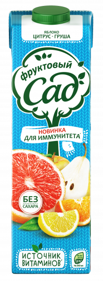 Нектар Фруктовый сад Для иммунитета: Яблоко, Цитрус, Груша - «Самый ...