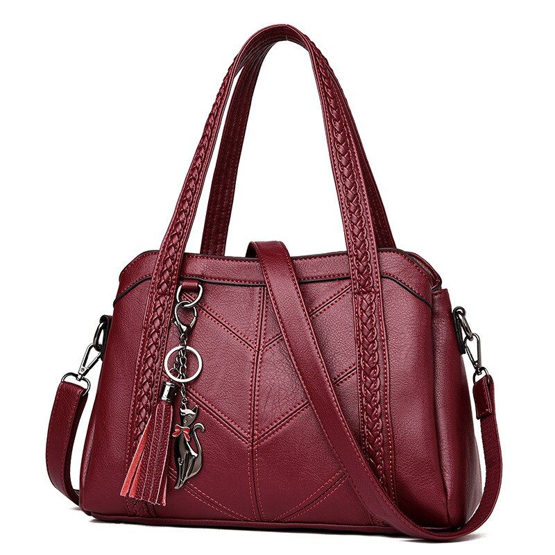 ladies real leather handbags