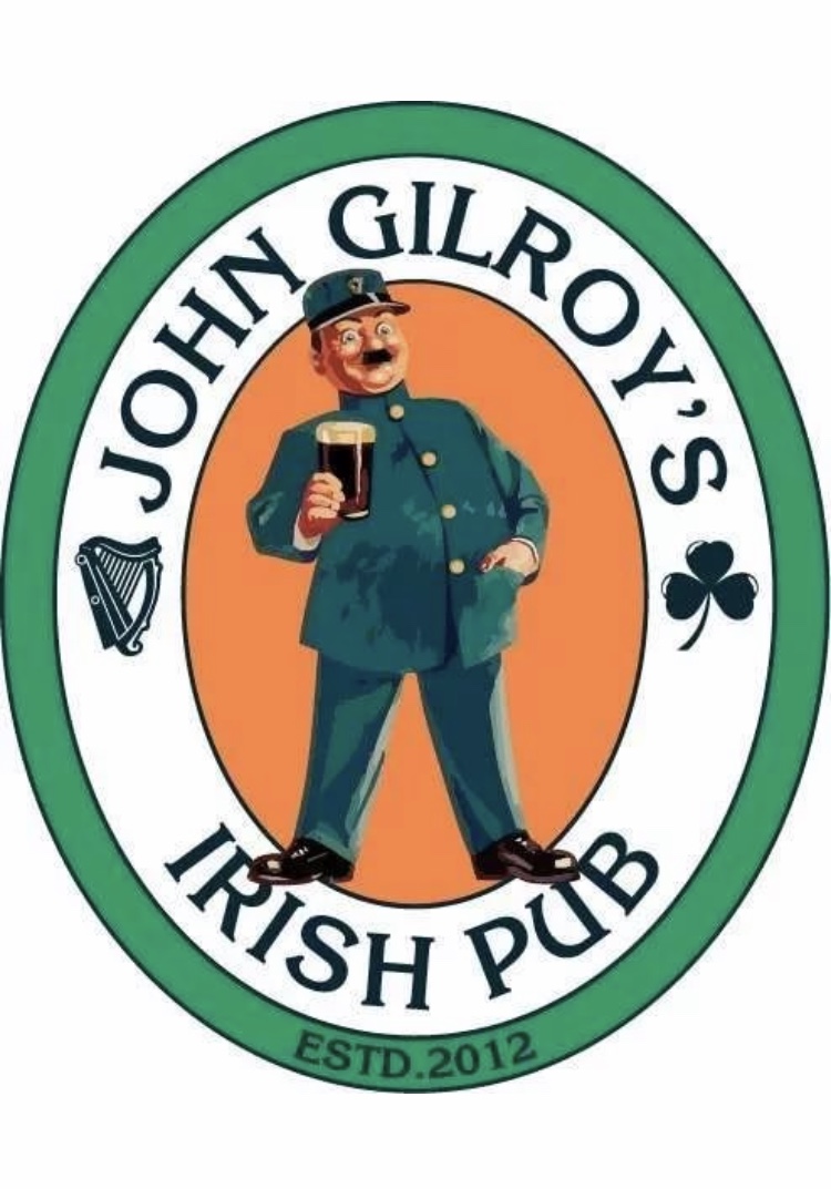 Gilroy s pub братиславская. Джон Гилройс паб. John Gilroy's pub Братиславская. Логотип Джон Гилройс. Ирландский паб эмблема.