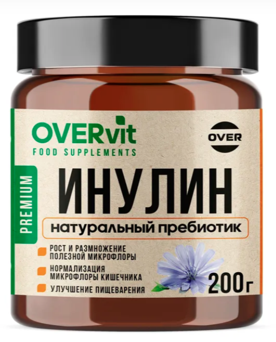 БАД OVERvit Инулин натуральный пребиотик | отзывы