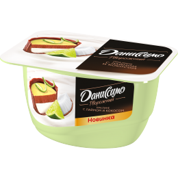 Творожок Danone Даниссимо пралине с лаймом и кокосом - «Йогурт ...