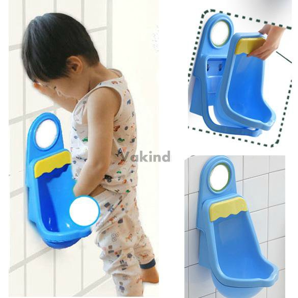 Abnaok Urinal für Jungen Baby Töpfchen Kindertoilette für Baby Pee Pissoir Training Blau 