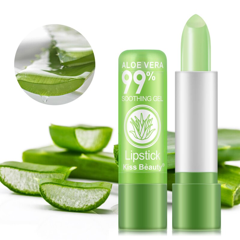 Бальзам для губ с оттенком Kiss Beauty ALOE VERA 99% | отзывы