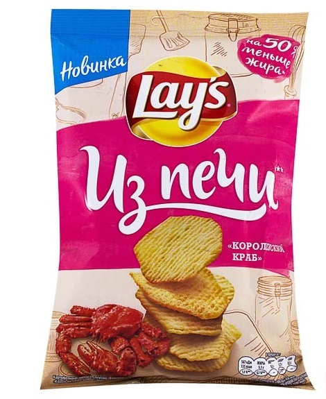 Чипсы Lays Краб 140г