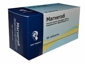 Магнетаб таб. мг/5мг №90 - купить в Ташкенте онлайн по хорошей цене | PharmaClick