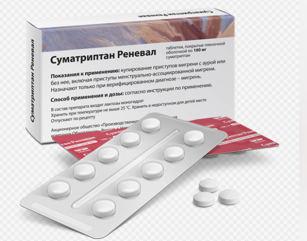Болеутоляющие средства Renewal Суматриптан | отзывы
