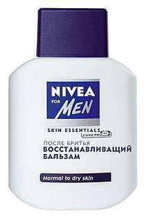 Бальзам после бритья Nivea for Men Восстанавливающий для нормальной и склонной к сухости кожи фото
