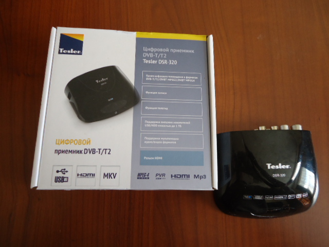 Ресивер DVB-T2 Tesler DSR-320